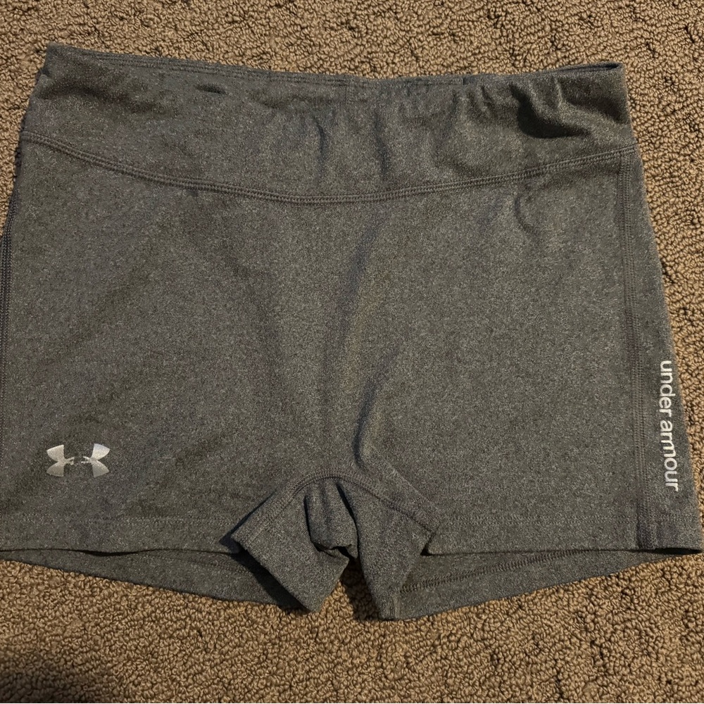 Under Armour Women's Charcoal Athletic Shorts